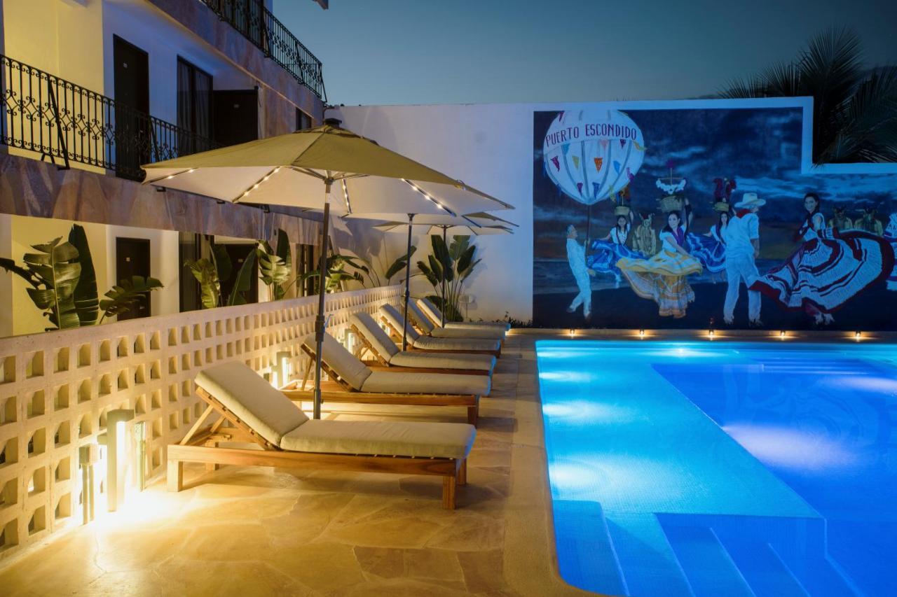Hotel Camino Del Sol Puerto Escondido  Buitenkant foto